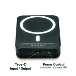 ⁦ماجسافي لاسلكي باوربانك ويث ليغت-وب لوجو, 15و شحن سريع, 10ك ماه⁩ - الصورة ⁦5⁩