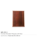 ⁦بورترايت وودين بلاكويس ويث ستاند اند بريسينتاتيون بوكس⁩ - الصورة ⁦10⁩