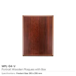 ⁦بورترايت وودين بلاكويس ويث ستاند اند بريسينتاتيون بوكس⁩ - الصورة ⁦9⁩