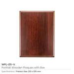 ⁦بورترايت وودين بلاكويس ويث ستاند اند بريسينتاتيون بوكس⁩ - الصورة ⁦8⁩