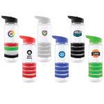 ⁦زجاجات ماء مع شفاطة – 750 مل⁩ - الصورة ⁦2⁩