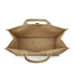 ⁦Reusable Jute Shopping Bags with Button Closure⁩ - الصورة ⁦4⁩