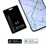 ⁦بطاقة تتبّع GPS بنمط Air Tag مضادّة للفقدان + بطاقة أعمال NFC رقمية — شحن لاسلكي⁩ - الصورة ⁦2⁩