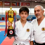 ⁦كأس صغير مع شريط قابل للإزالة مُثبت على جانبي المقبضين⁩ - الصورة ⁦2⁩