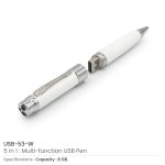 ⁦5 in 1 Multi-function Pen USB 8GB⁩ - الصورة ⁦3⁩