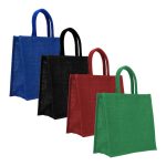 Reusable Square Jute Shopping Bags