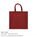 ⁦Reusable Square Jute Shopping Bags⁩ - الصورة ⁦4⁩