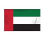أعلام دولة الإمارات العربية المتحدة - قماش ساتان - مقاس 150 × 90 سم