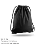 ⁦Promotional Drawstring Bags in High-Quality Polyester Material⁩ - الصورة ⁦14⁩