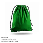⁦Promotional Drawstring Bags in High-Quality Polyester Material⁩ - الصورة ⁦13⁩