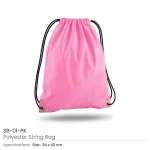 ⁦Promotional Drawstring Bags in High-Quality Polyester Material⁩ - الصورة ⁦9⁩
