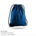 ⁦Promotional Drawstring Bags in High-Quality Polyester Material⁩ - الصورة ⁦7⁩