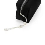 ⁦Black Multi-Purpose Utility & Cosmetic Pouch with Bisht Embroidery⁩ - الصورة ⁦4⁩