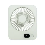 ⁦Rechargeable Table-Top Fan with Rotating Desk Stand, Compact & Portable, Type-C⁩ - الصورة ⁦7⁩