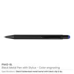 ⁦أقلام معدنية مزودة بقلم لمس (Stylus)⁩ - الصورة ⁦5⁩