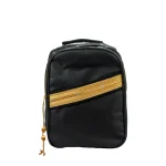 ⁦Backpack in PU Leather with Arabic Traditional Gold Bisht Design⁩ - الصورة ⁦7⁩