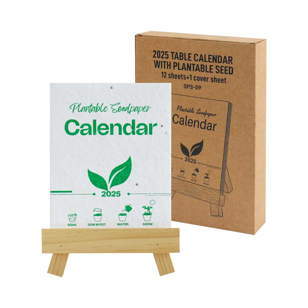 2025 Table Calendars with Plantable Seeds Magic Trading Company MTC