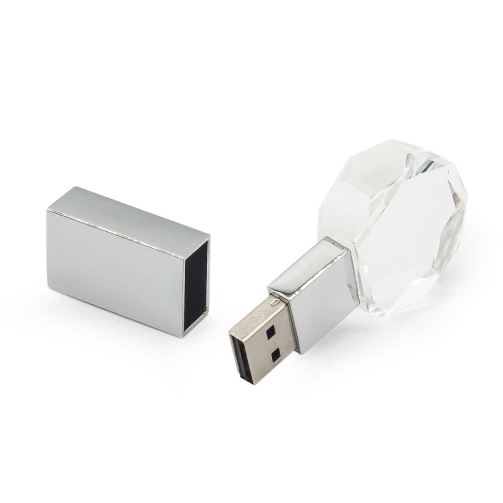 64GB USB Flash Drive (Real Capacity) With Free Logo Printing - USB 2.0, 20-40MB/s Read Speed, Compatible With PC/Mac