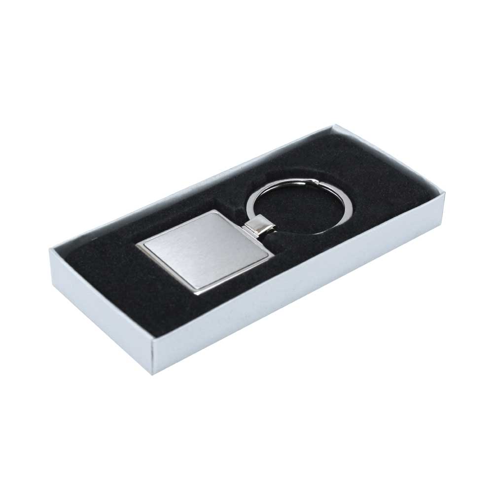 Square Metal Keychains 