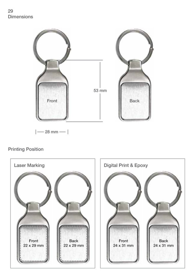 Metal Keychain Magic Trading Company MTC