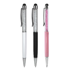 Crystal Personalized pens in bulk with Stylus