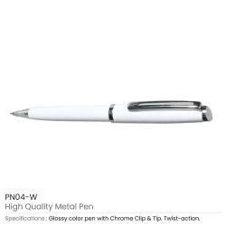 White High Quality Metal Pens