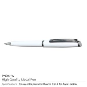 White High Quality Metal Pens