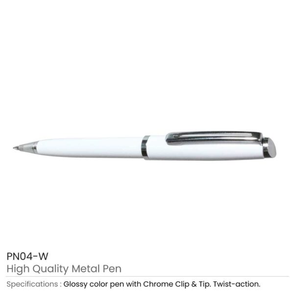 White High Quality Metal Pens