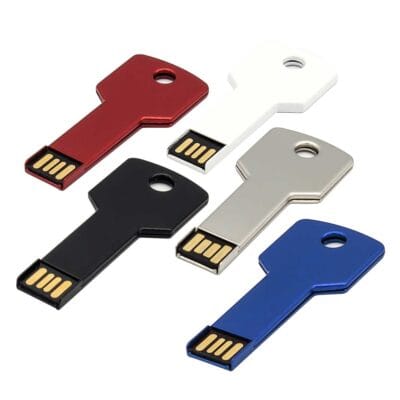 Key Shape USB Flash Drive – 64GB 32GB 16GB – Micro River, Waterproof