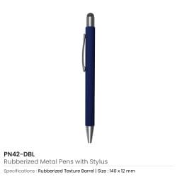 Stylus Metal Pens Dark Blue