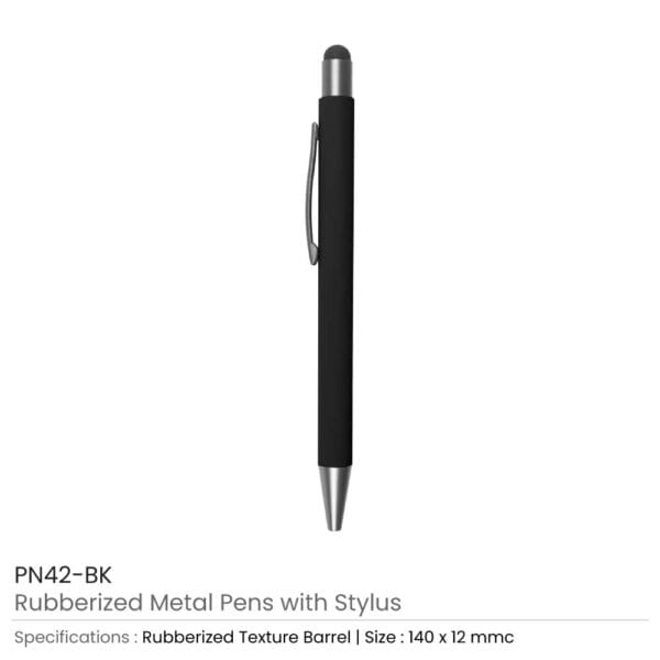 Stylus Metal Pens Black