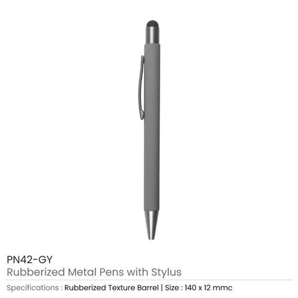 Stylus Metal Pens Grey