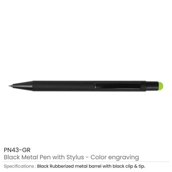 Stylus Metal Pens Green