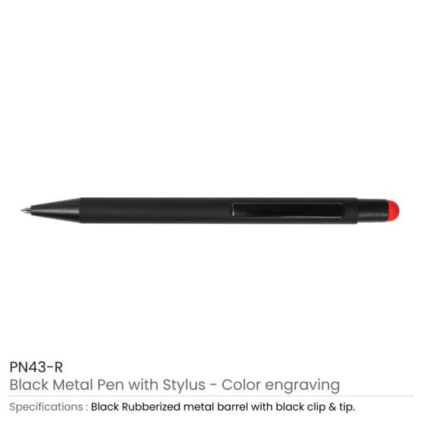 Stylus Metal Pens Red