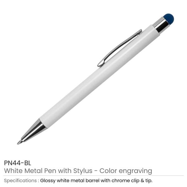Stylus Metal Pen Blue