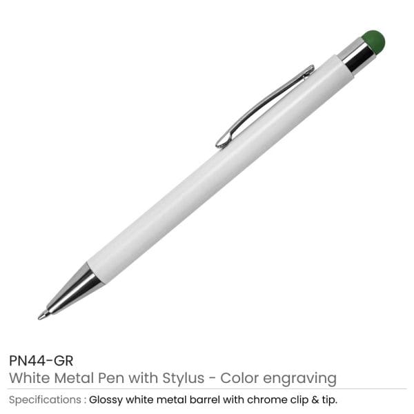 Stylus Metal Pen Green