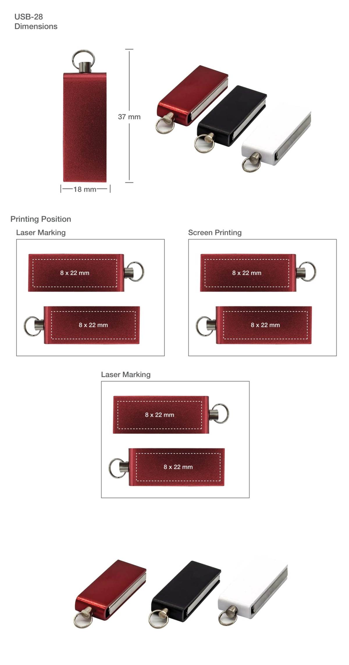 Printing on Mini USB