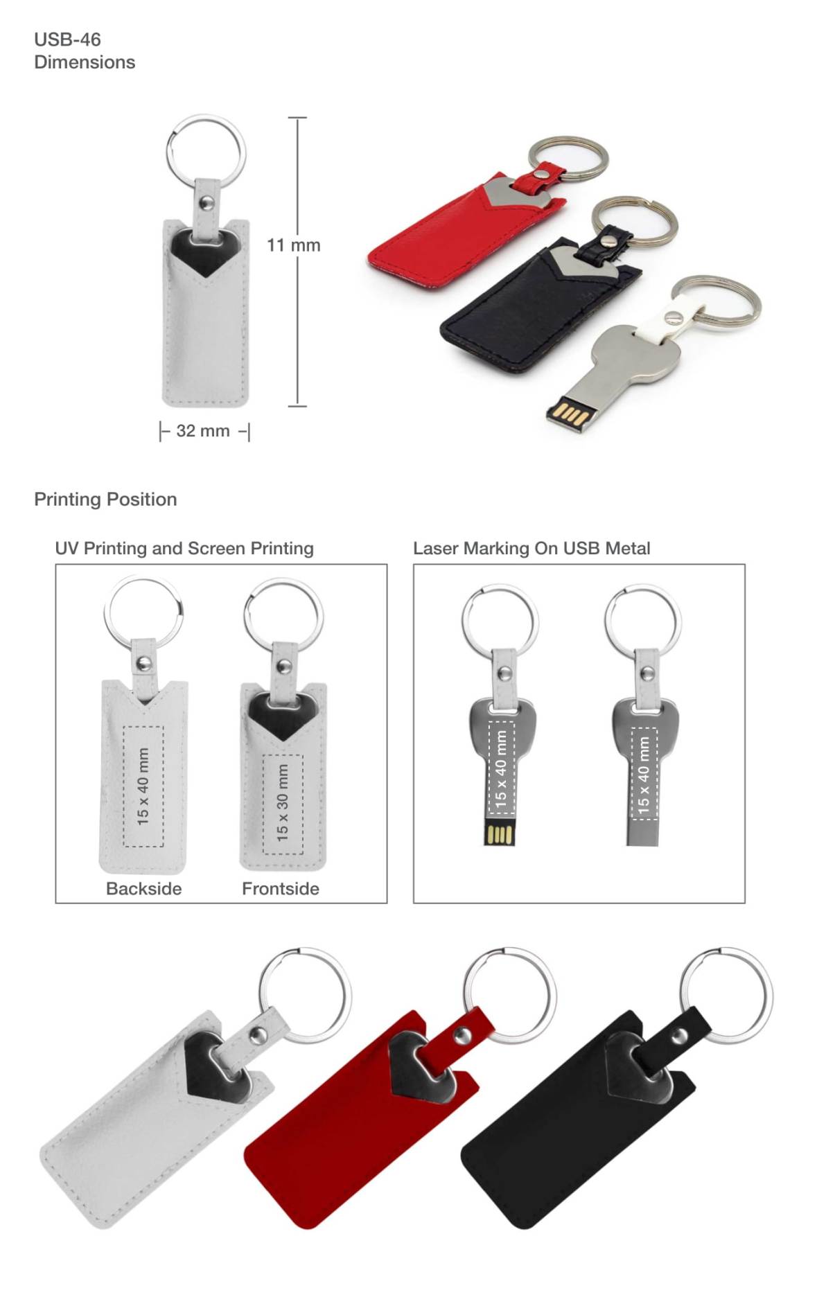 Printing on Key USB