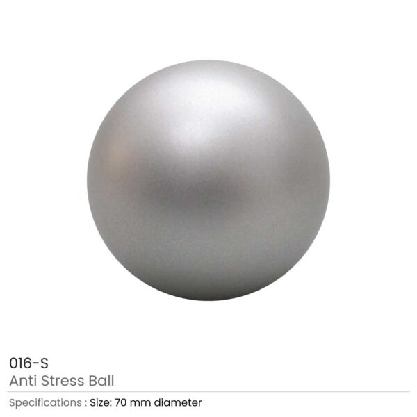 Anti-Stress Balls Silver
