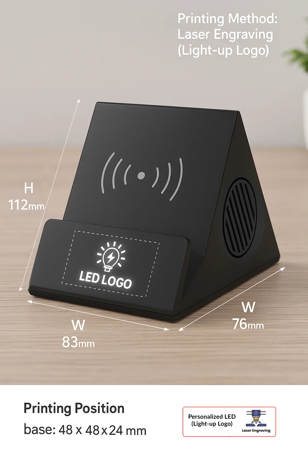 Speaker Printing Area Details
