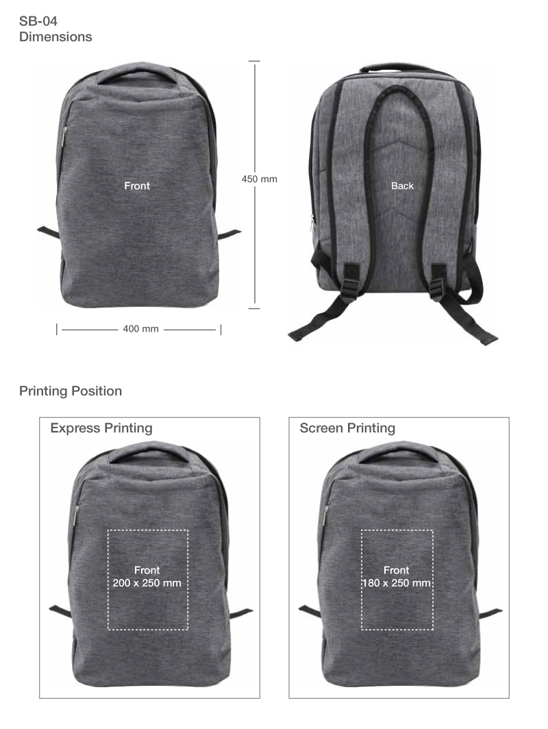 Backpack Printing