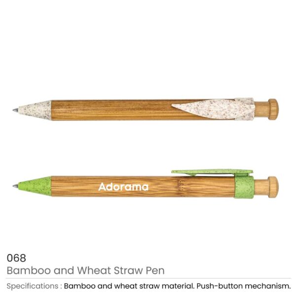 Bamboo and Wheat Straw Pens