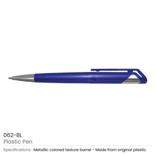 Plastic Pens Blue