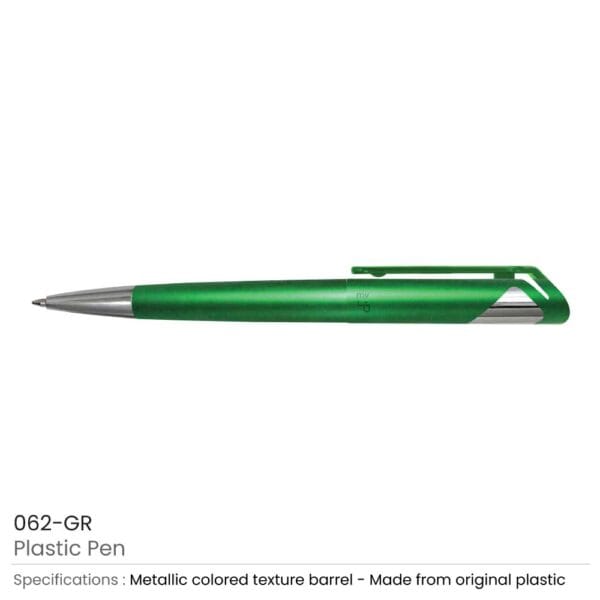 Plastic Pens Green