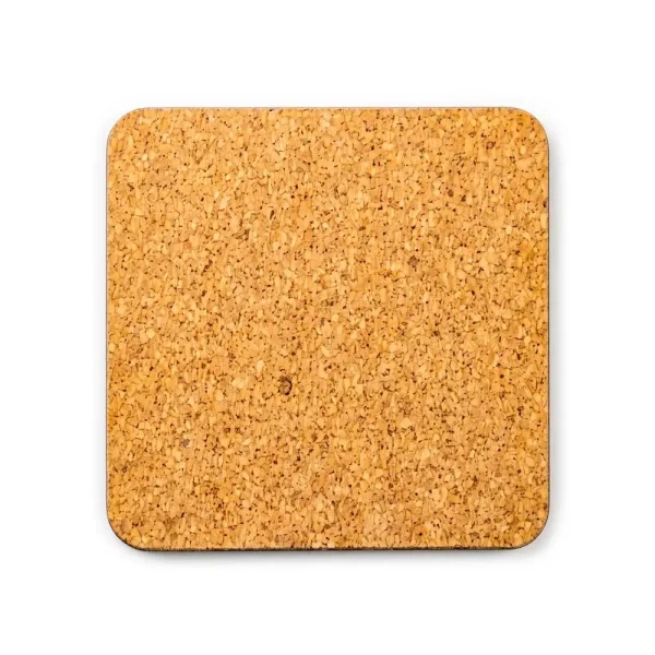 Cork Tea Coasters back view
