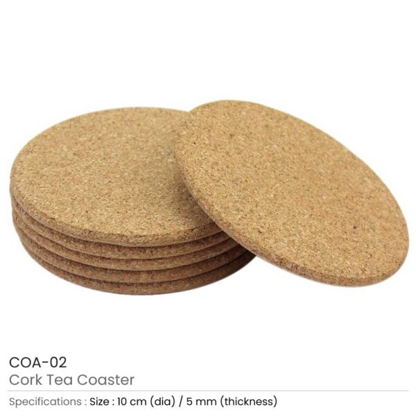 Cork Tea Coasters COA-02