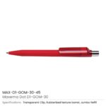 Dot-Pen-with-Transparent-Clip-MAX-D1-GOM-30-45
