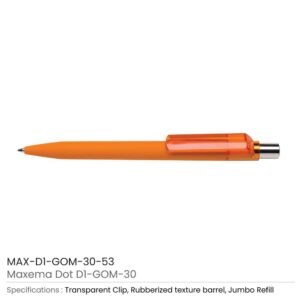 Dot Pens with Transparent Clip 53