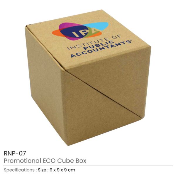 Promotional ECO Paper Cube Box