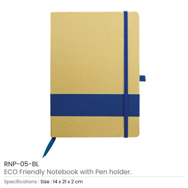Eco Friendly Notebooks - Blue